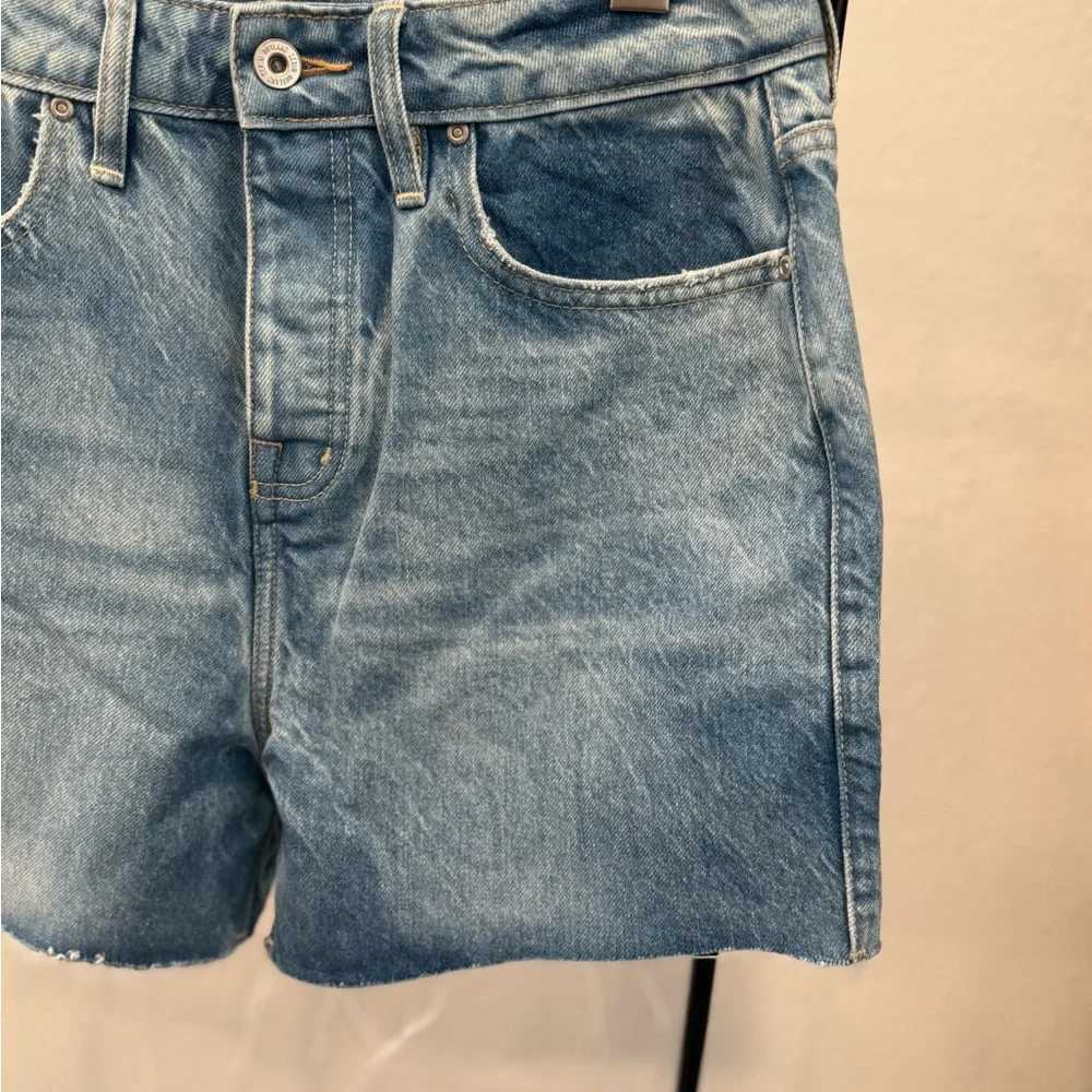 Annie Light Blue Jean Shorts - Picture 3 of 9